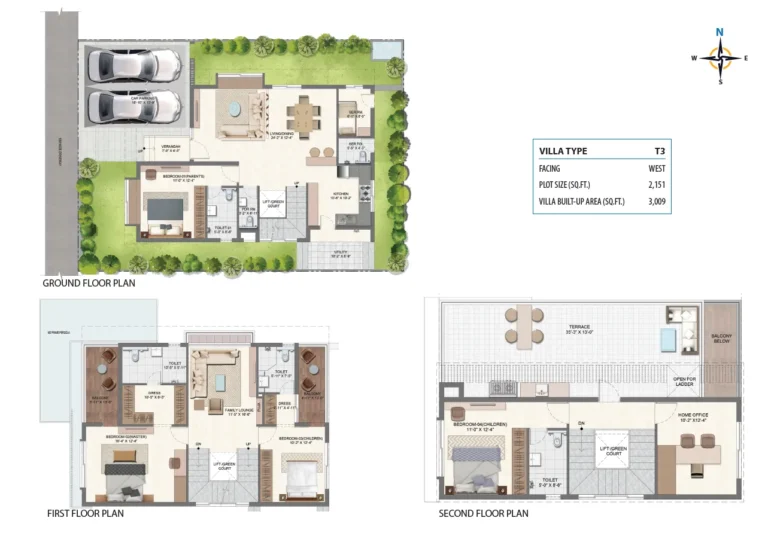 city with infinite life Floor plan V3 west