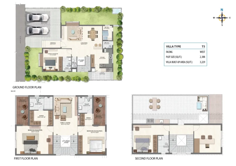 city with infinite life Floor plan V5 east