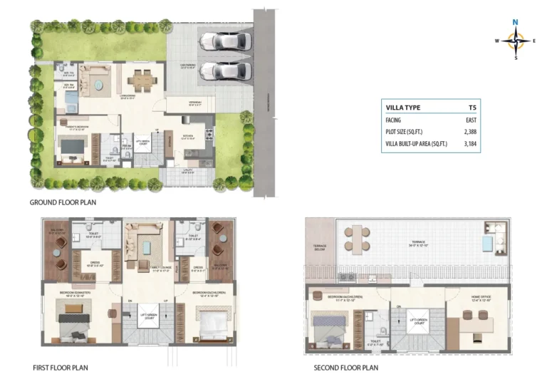 city with infinite life Floor plan V5 west